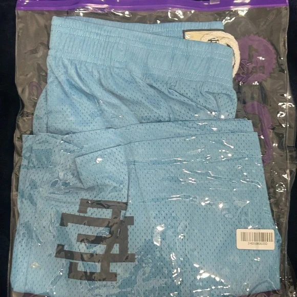 Eric Emanuel Blue Sports Shorts